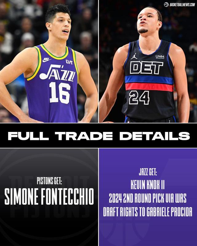 CBA直播-交易来了！爵士再次卖首发 活塞抢来意大利炮